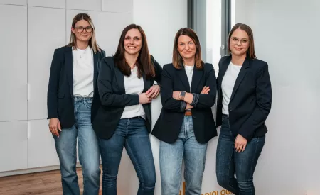 Gruppenbild vom Abrechnungsteam