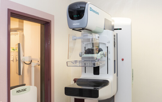 Mammographie-Gerät - Röntgenaufnahme der Brust